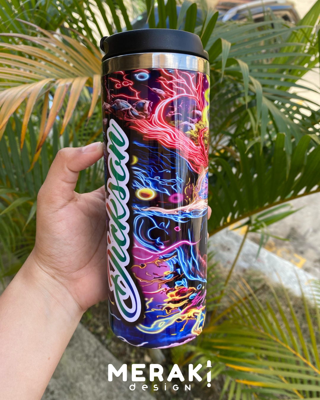 💀🔥 Vaso Térmico Two Layer – Calavera Multicolor 🔥💀