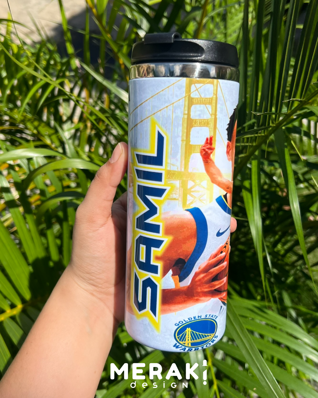 🏀🔥 Vaso Térmico Two Layer 450ml – Diseño Exclusivo de Stephen Curry 🔥🏀