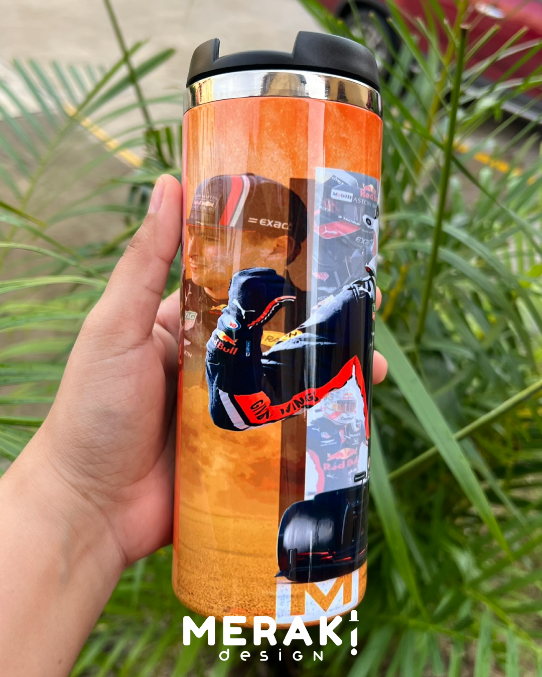 🏎🔥 Termo Two Layer Personalizado – Red Bull & Max Verstappen 🔥🏎
