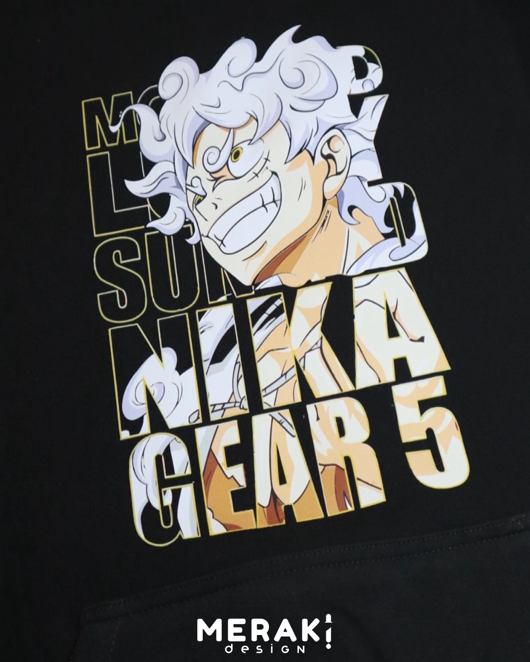 🔥 Hoodie Personalizado de Luffy Gear – ¡El Poder de un Rey Pirata! 🔥