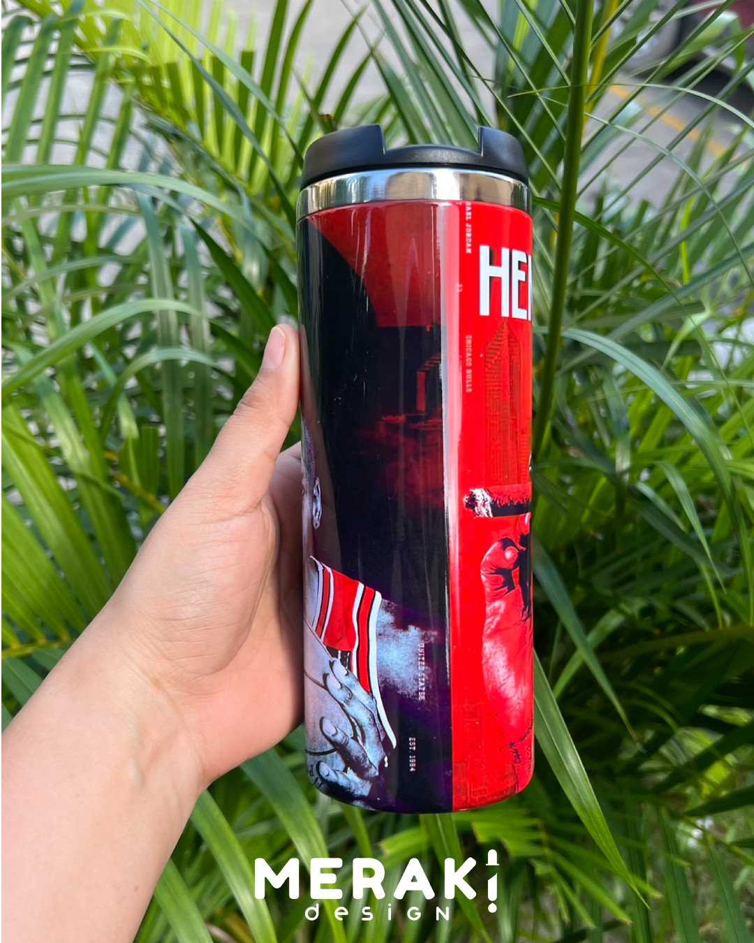 🏀 Vaso Térmico Two Layer – Inspirado en la Leyenda Michael Jordan! 🔥