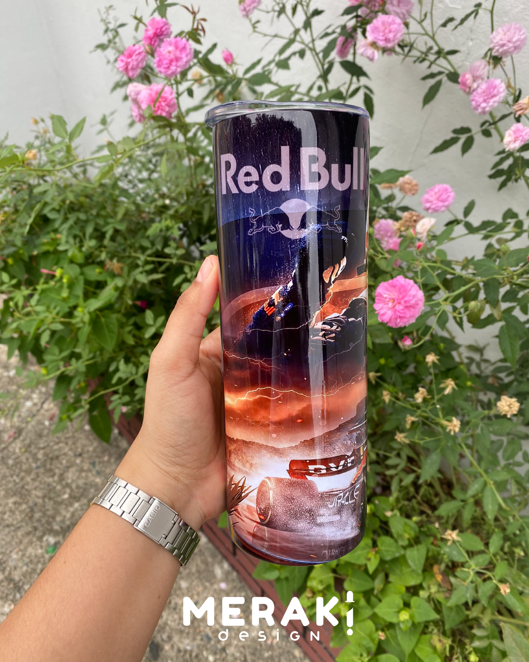 🏎️🔥 Termo Tumblr 20oz - Diseño Red Bull F1 🔥🏎️