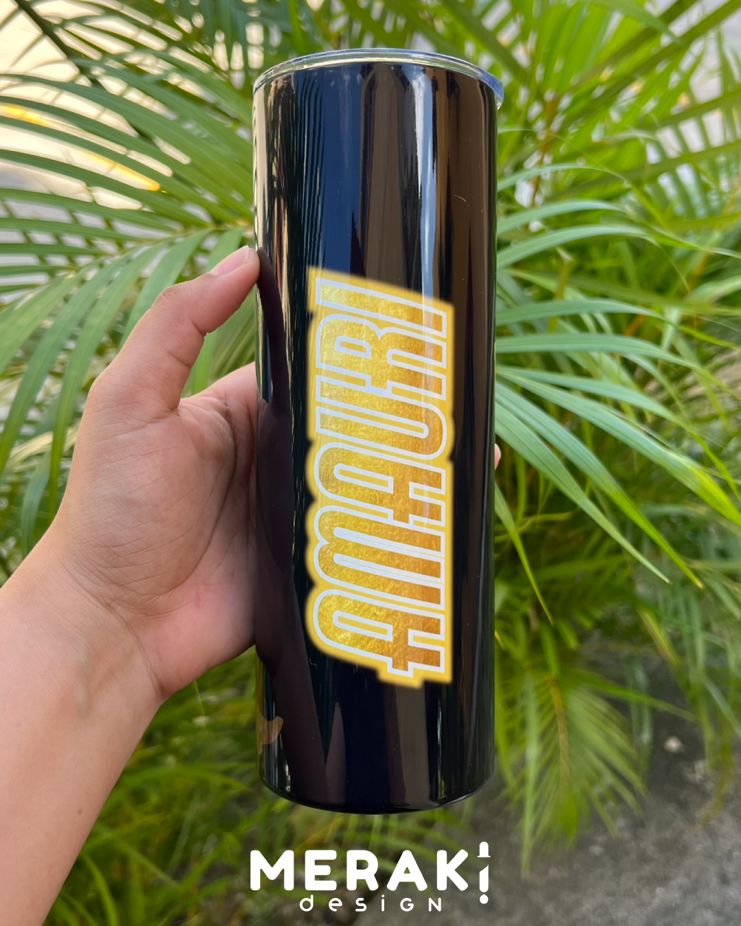 🥃 Vaso Térmico Tumblr 20oz – Diseño Exclusivo Black Label de Johnnie Walker