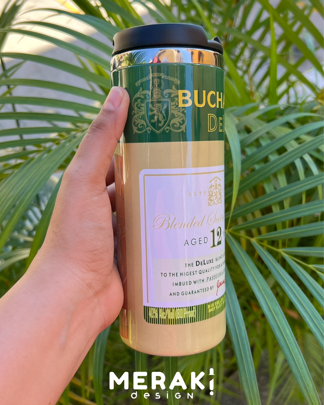 🥃 Vaso Térmico Two Layer 450ml – Diseño Exclusivo Buchanan's Deluxe 12 Años