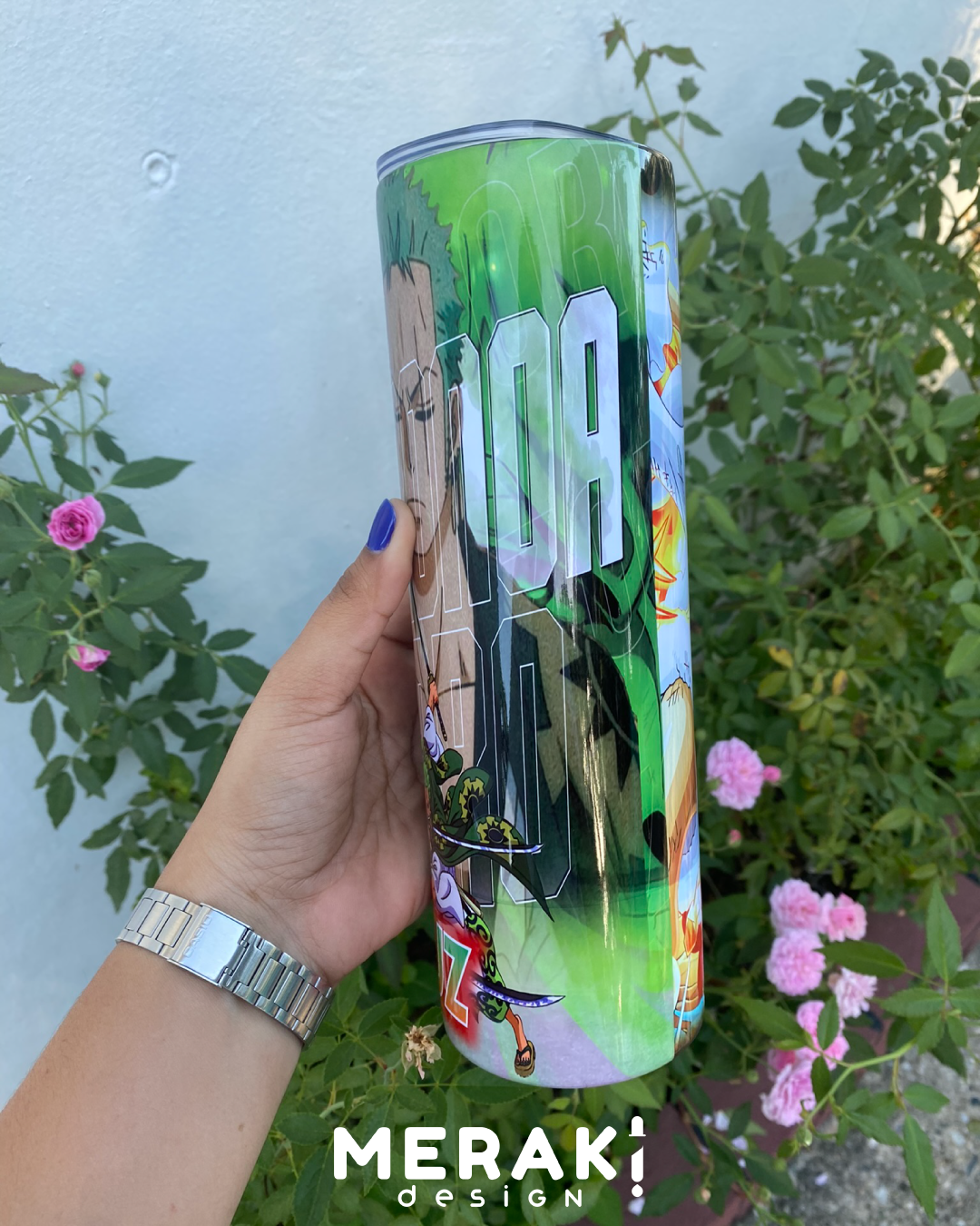 🔥 Poder, lealtad y estilo en un solo vaso 🔥 Tumbler 20oz personalizado de Luffy Gear y Zoro 🏴☠️