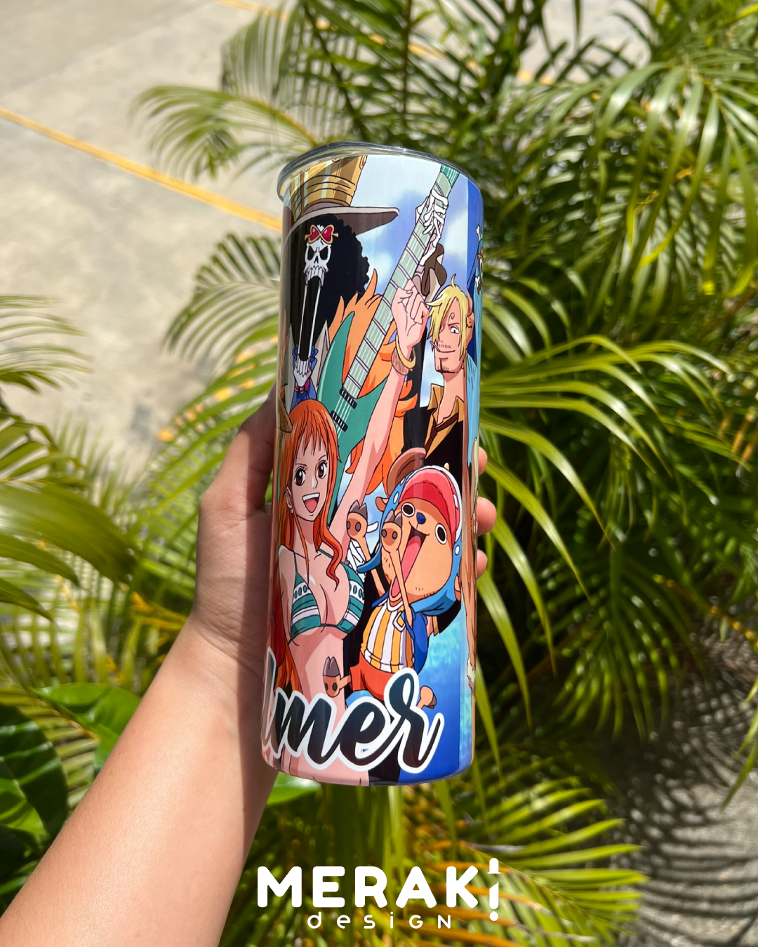 ☠️ Vaso Térmico Tumblr 20oz – Diseño Épico de One Piece ☠️