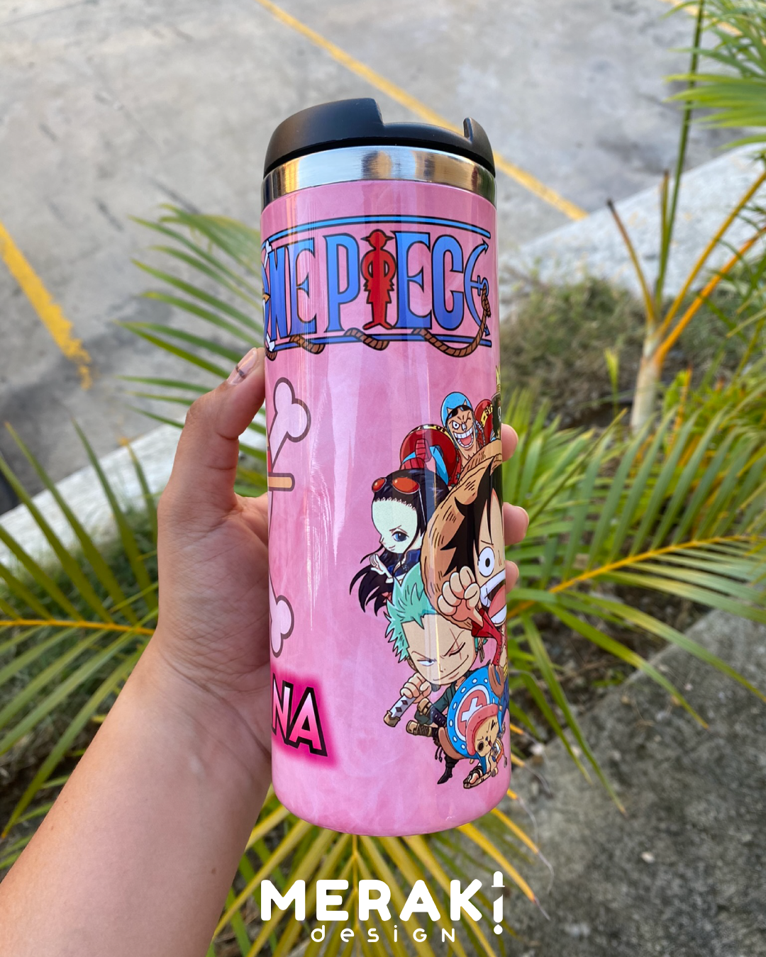 🏴☠️✨ Vaso Térmico Two Layer 450ml personalizado de One Piece ✨🏴☠️