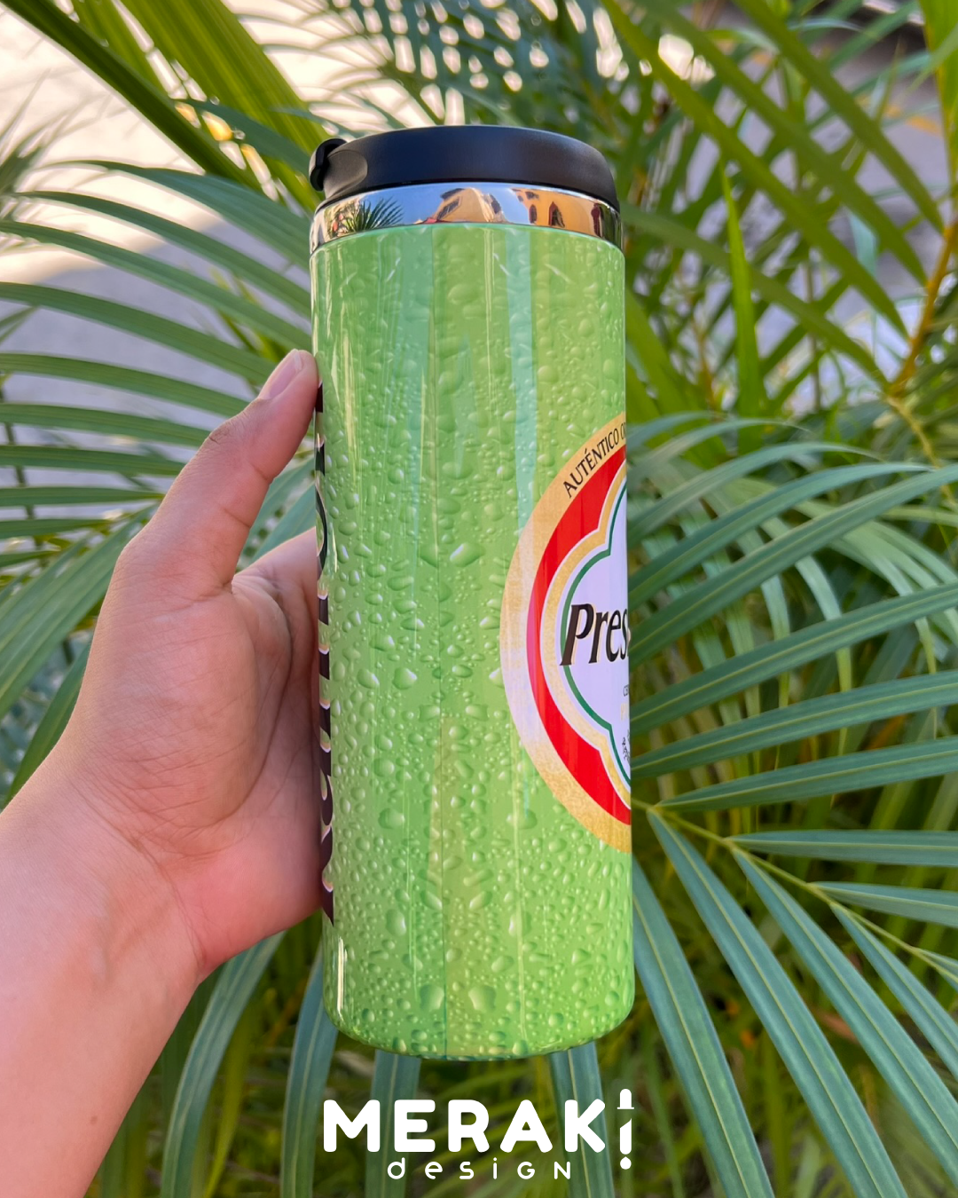 🍺 Vaso Térmico Two Layer 450ml – Diseño Exclusivo Cerveza Presidente