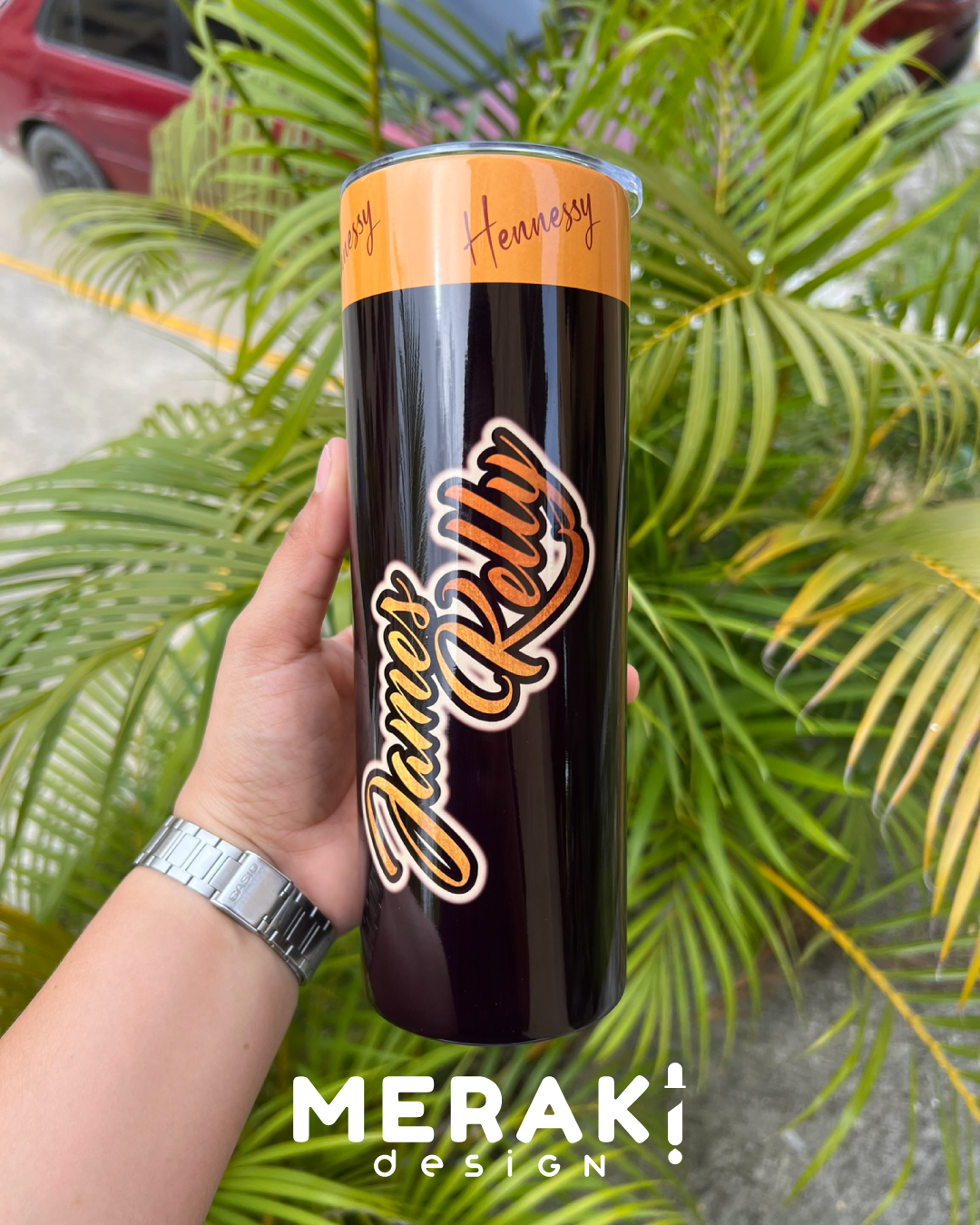 🥃🔥 Tumbler 20oz Personalizado – Diseño Exclusivo de Hennessy