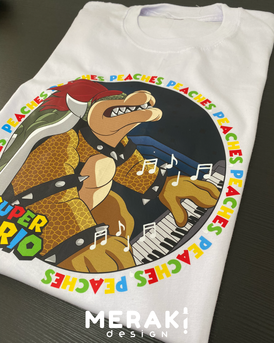 🎶 T-Shirt Personalizado de Bowser 🎶