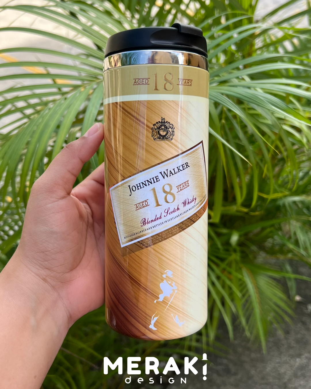 🥃 Vaso Térmico Two Layer Exclusivo de Johnnie Walker 18 Años 🌟