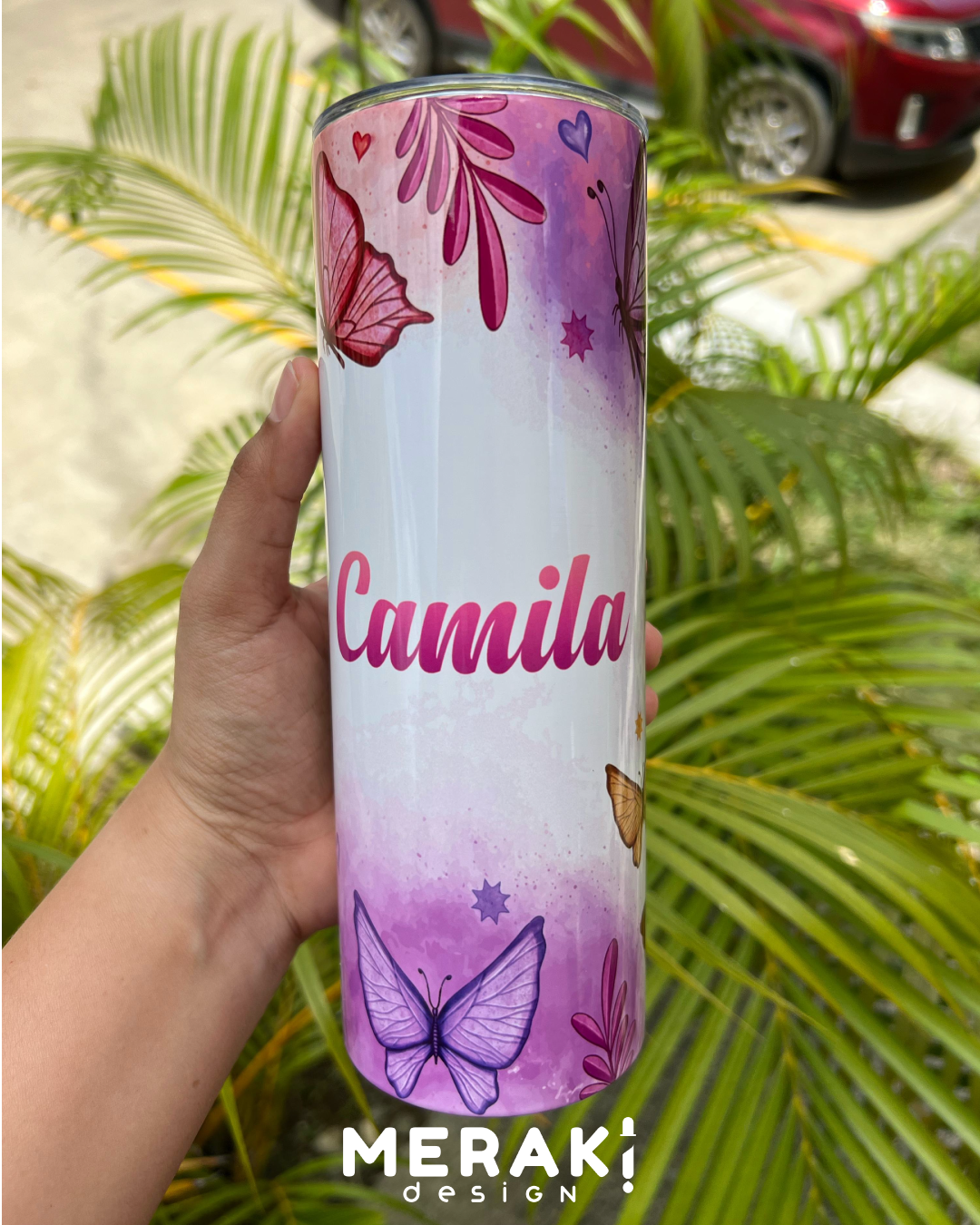 ¡Lleva la belleza de la acuarela en cada sorbo con nuestro Tumblr 20oz Personalizado! 🎨✨