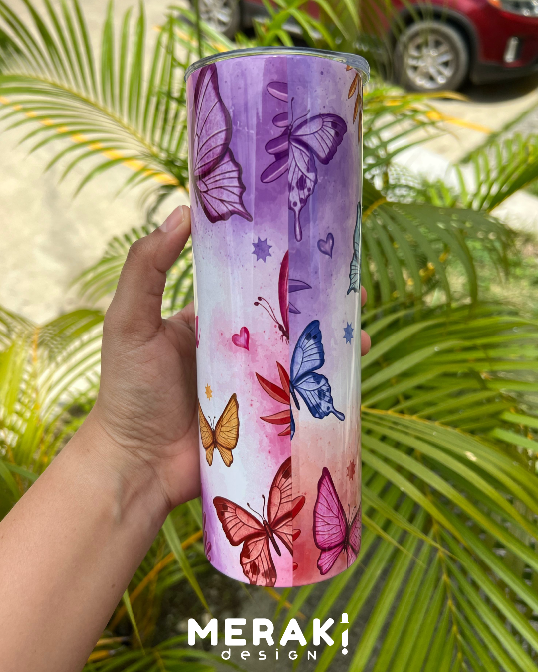 ¡Lleva la belleza de la acuarela en cada sorbo con nuestro Tumblr 20oz Personalizado! 🎨✨