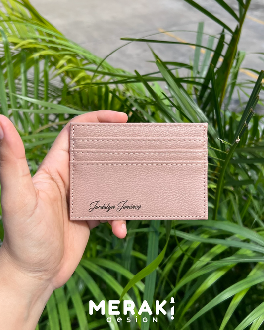 💖 Porta Tarjetas Personalizado para Damas 🎁