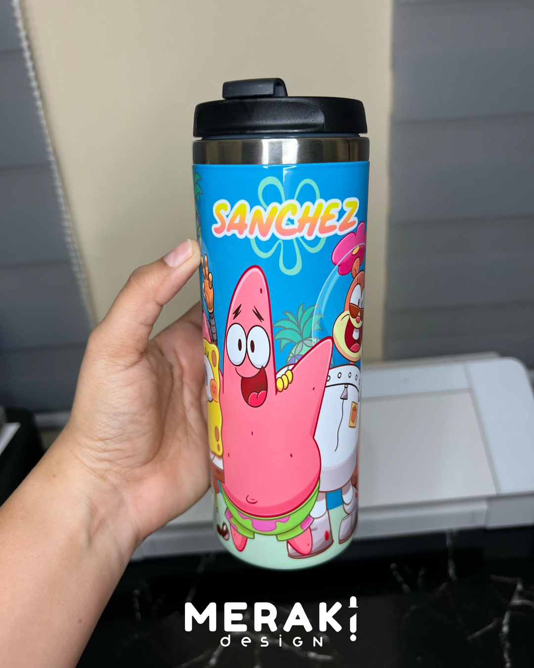 🍍✨ Vaso Térmico Two Layer – Diseño Bob Esponja ✨🍍