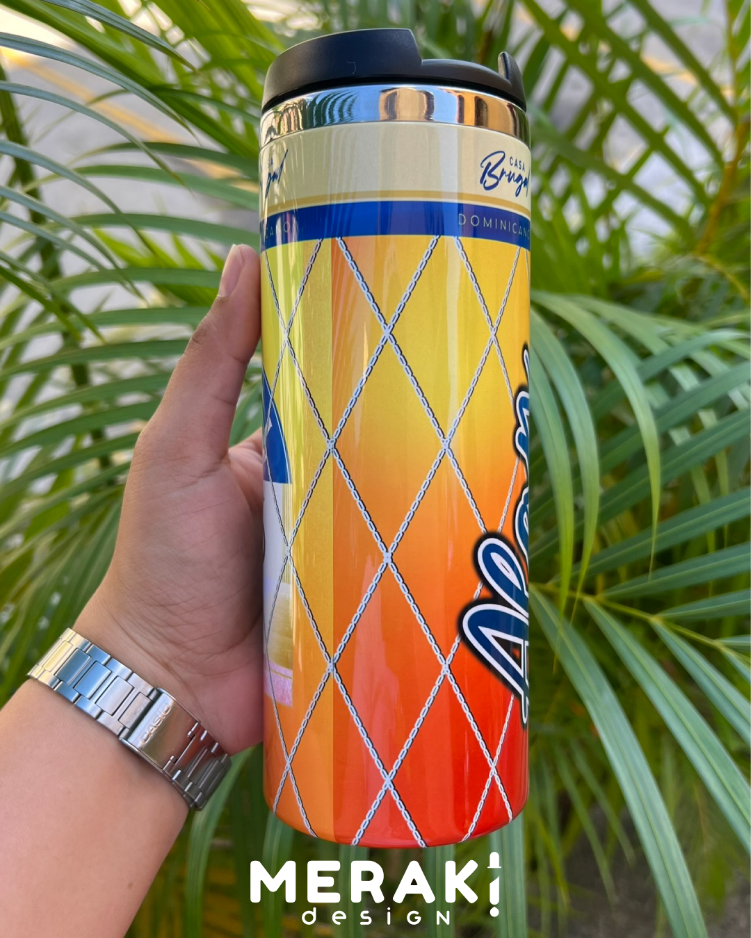 🥃 Vaso Térmico Personalizado Exclusivo Ron Brugal Añejo🔥