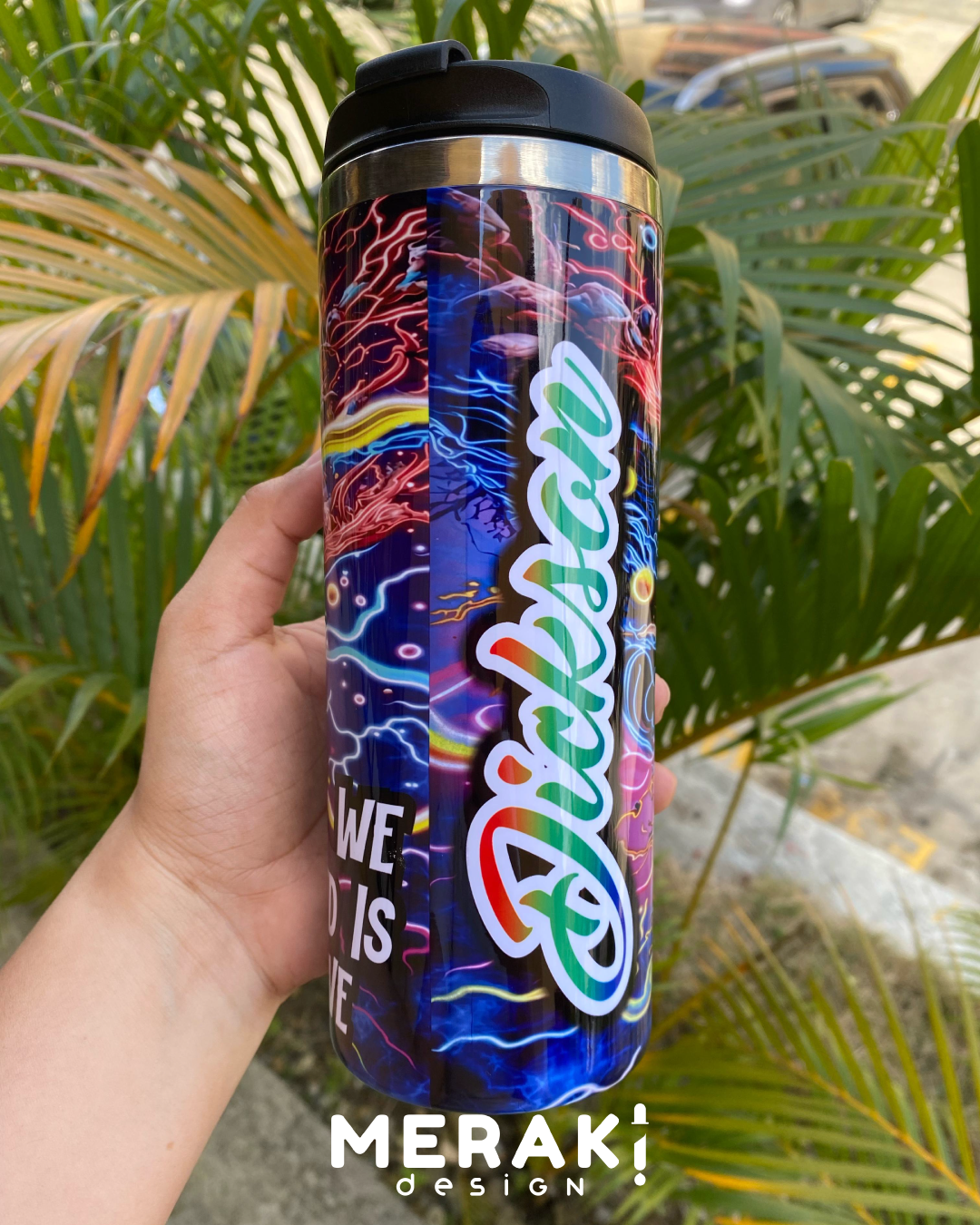 💀🔥 Vaso Térmico Two Layer – Calavera Multicolor 🔥💀