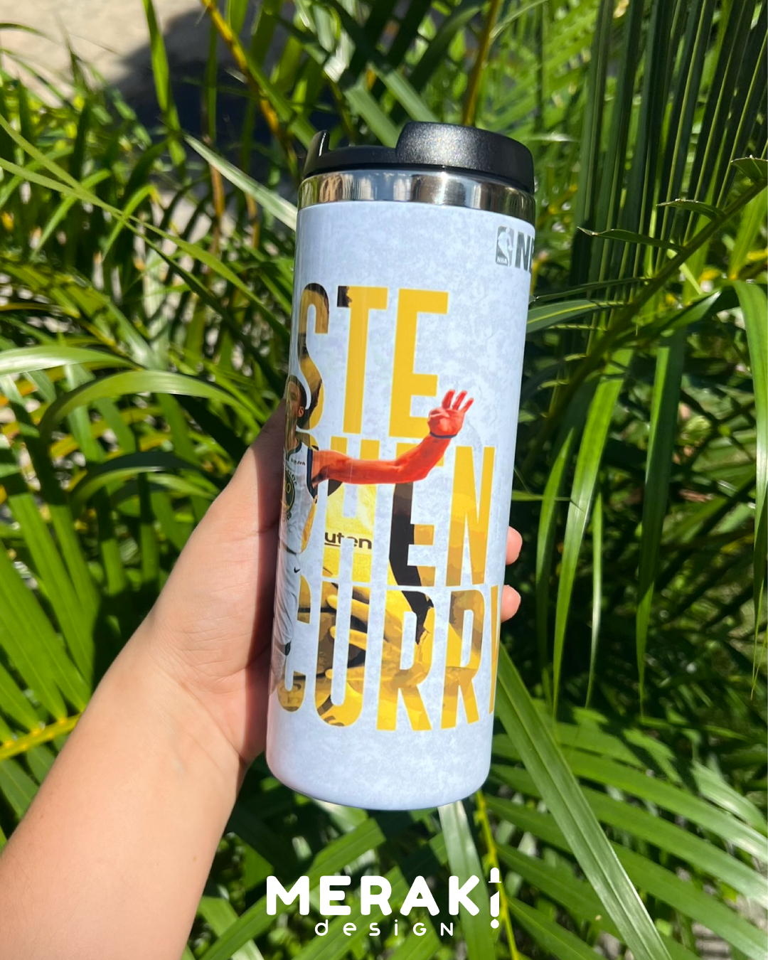 🏀🔥 Vaso Térmico Two Layer 450ml – Diseño Exclusivo de Stephen Curry 🔥🏀