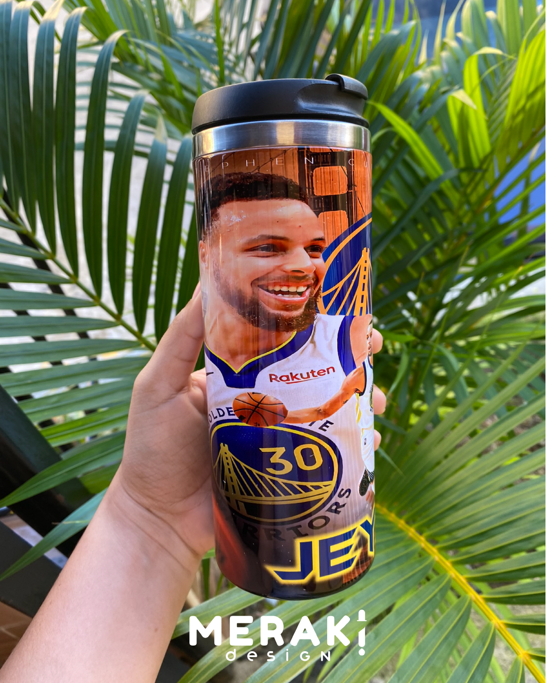 🏀🔥 Vaso Térmico Two Layer 450ml – Diseño Exclusivo de Stephen Curry 🔥🏀