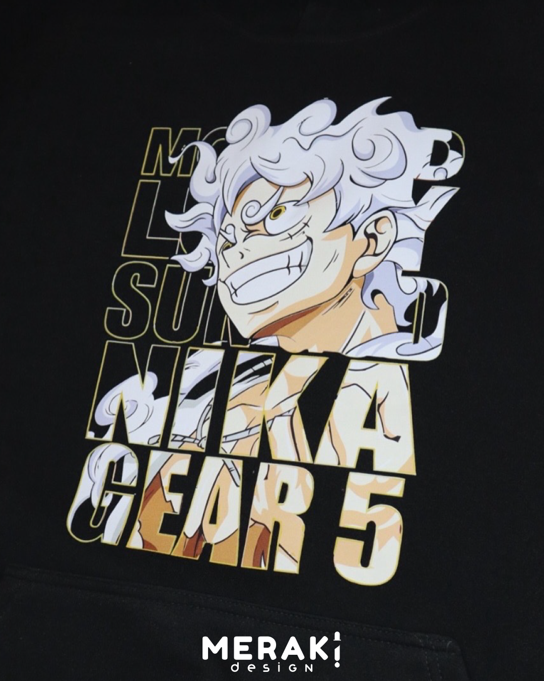 🔥 Hoodie Personalizado de Luffy Gear – ¡El Poder de un Rey Pirata! 🔥