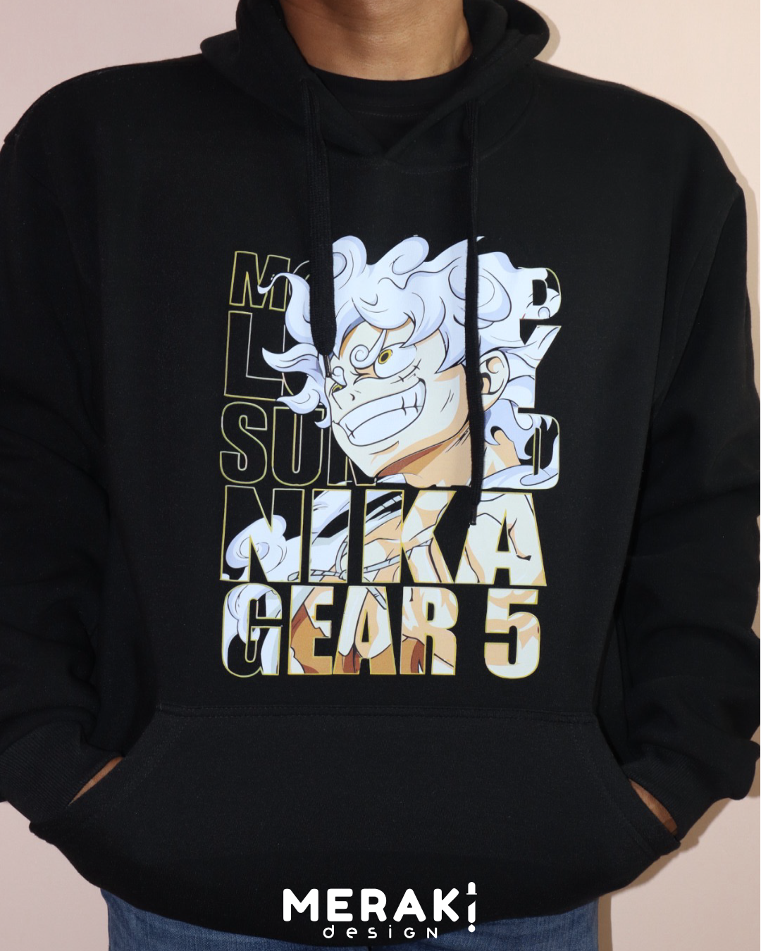 🔥 Hoodie Personalizado de Luffy Gear – ¡El Poder de un Rey Pirata! 🔥