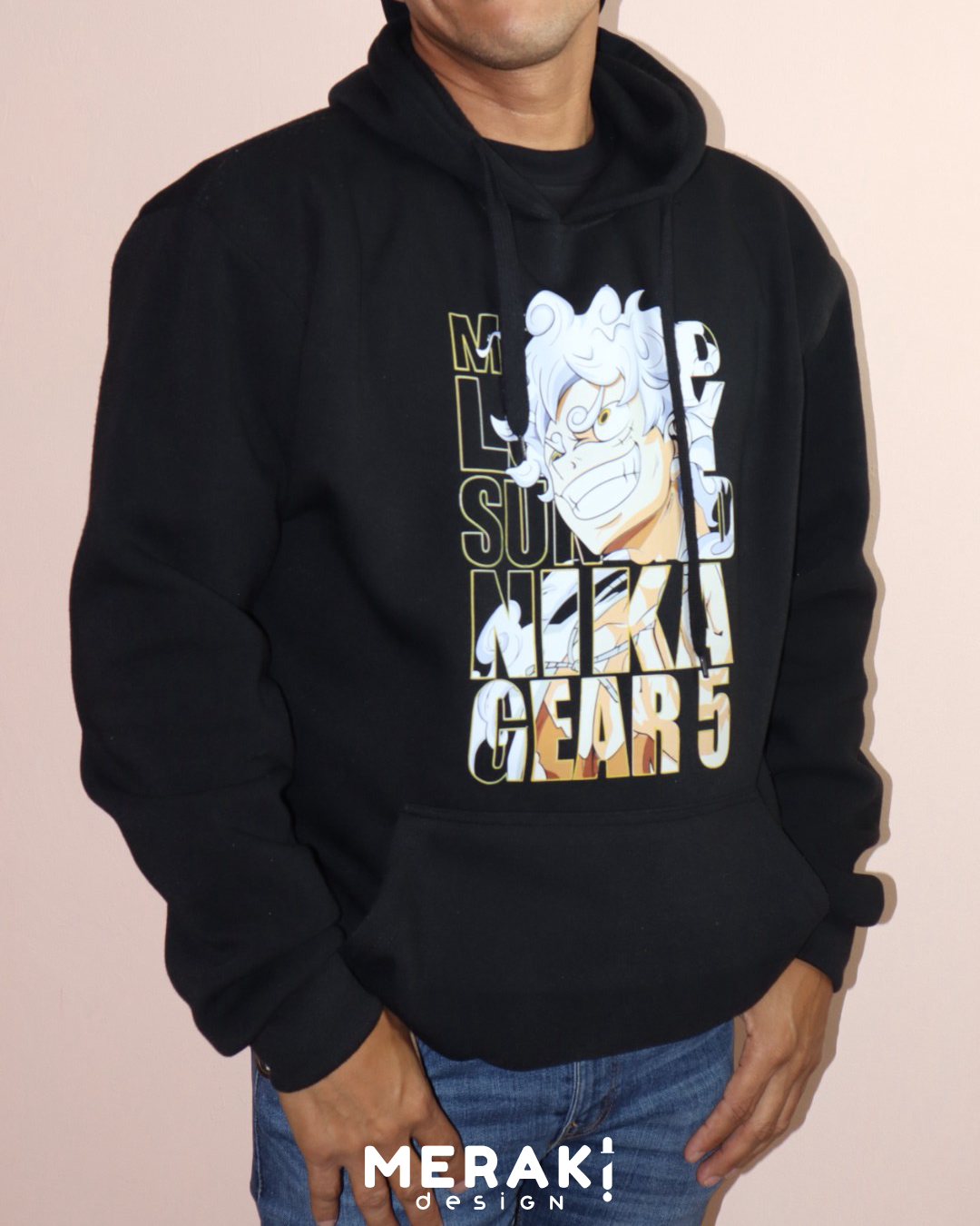 🔥 Hoodie Personalizado de Luffy Gear – ¡El Poder de un Rey Pirata! 🔥