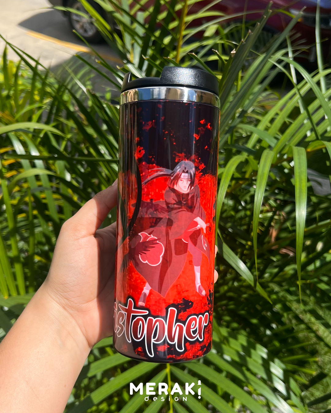 🔥 Vaso Térmico Personalizado de Itachi – El Regalo Perfecto para Fans del Anime 🔥