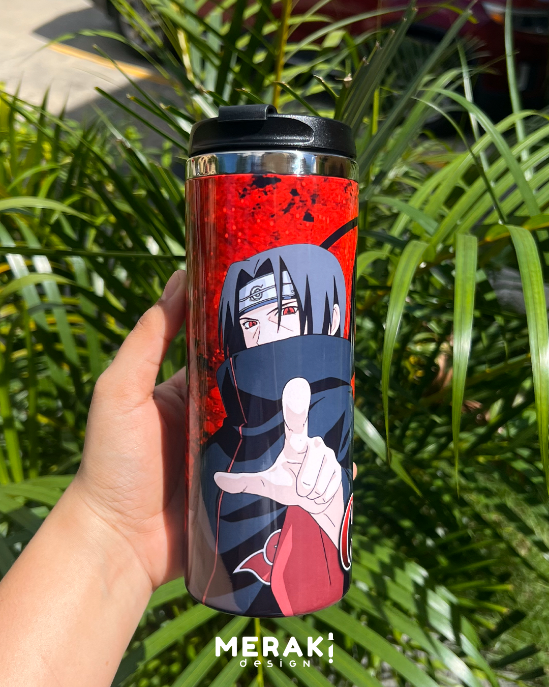 🔥 Vaso Térmico Personalizado de Itachi – El Regalo Perfecto para Fans del Anime 🔥