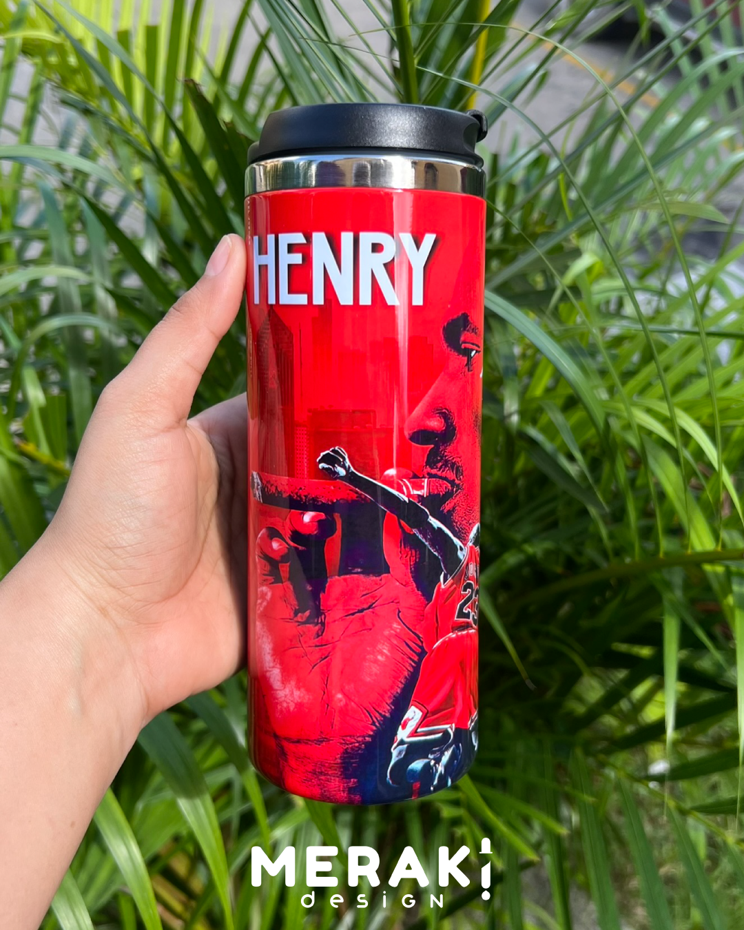 🏀 Vaso Térmico Two Layer – Inspirado en la Leyenda Michael Jordan! 🔥