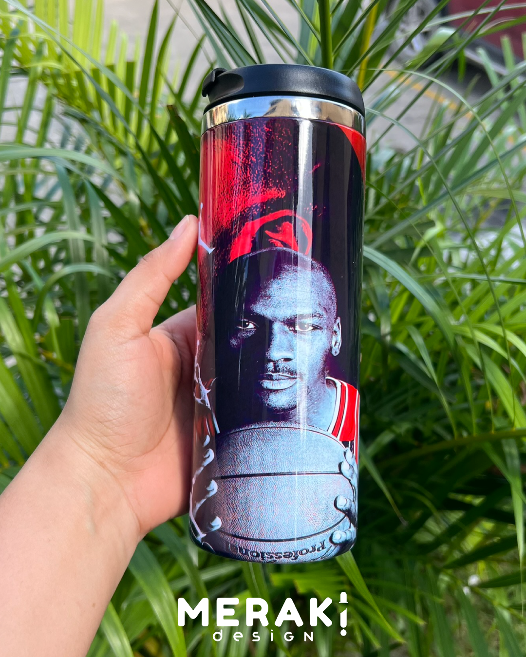🏀 Vaso Térmico Two Layer – Inspirado en la Leyenda Michael Jordan! 🔥