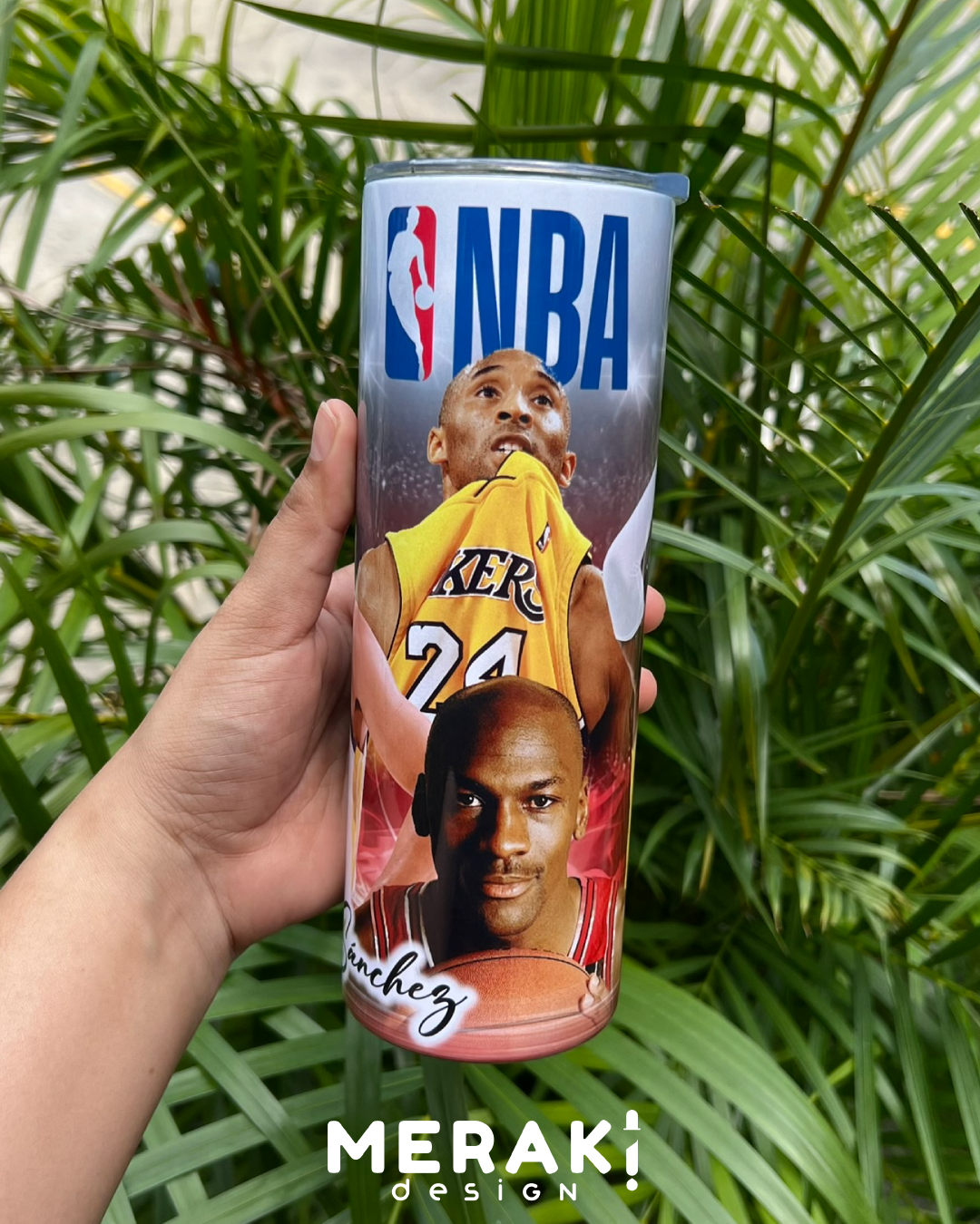 🏀 Vaso Térmico Personalizado NBA – Leyendas del Baloncesto