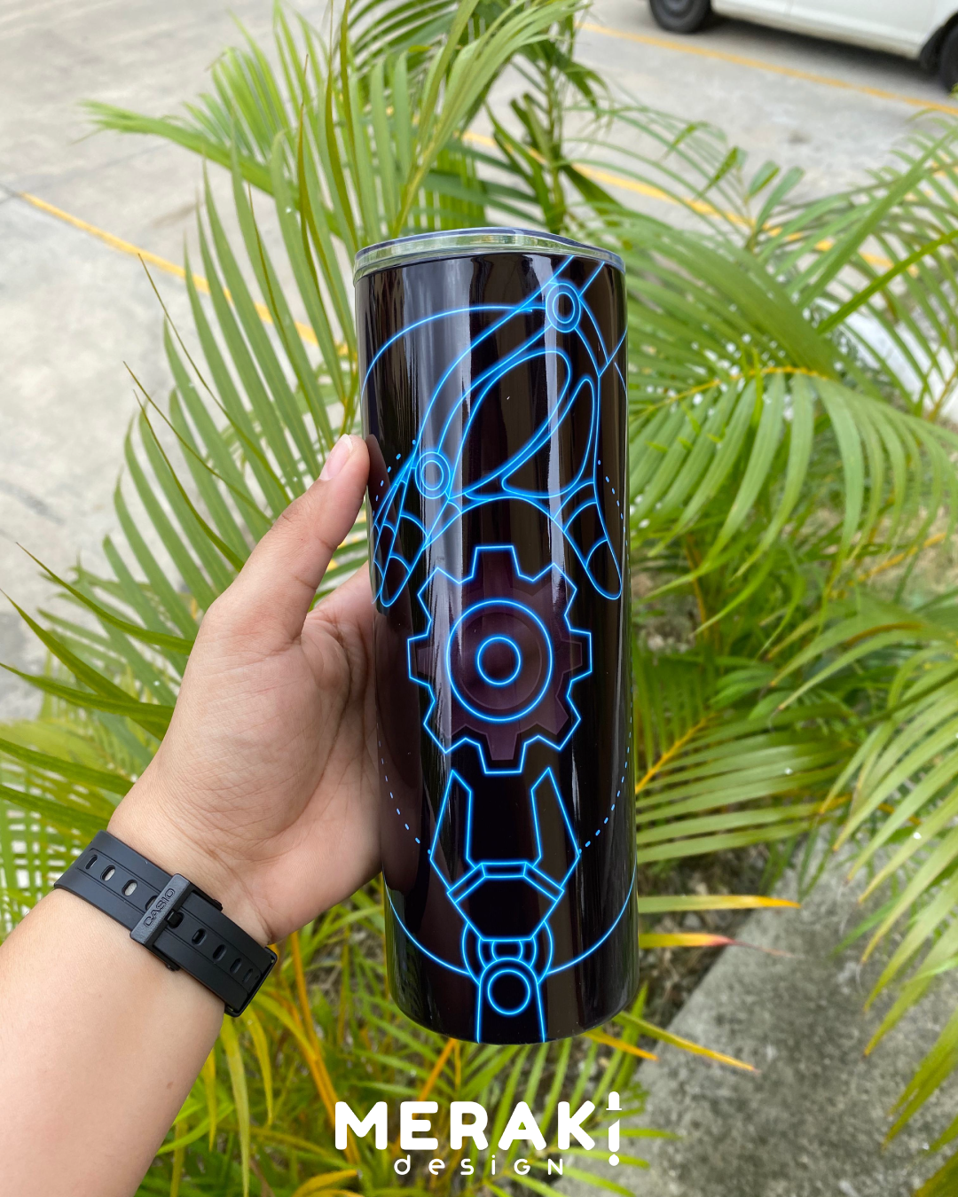 🤖✨ Tumbler Térmico 20oz Personalizado – El Regalo Perfecto para Amantes de la Informática y Robótica 💻🔧