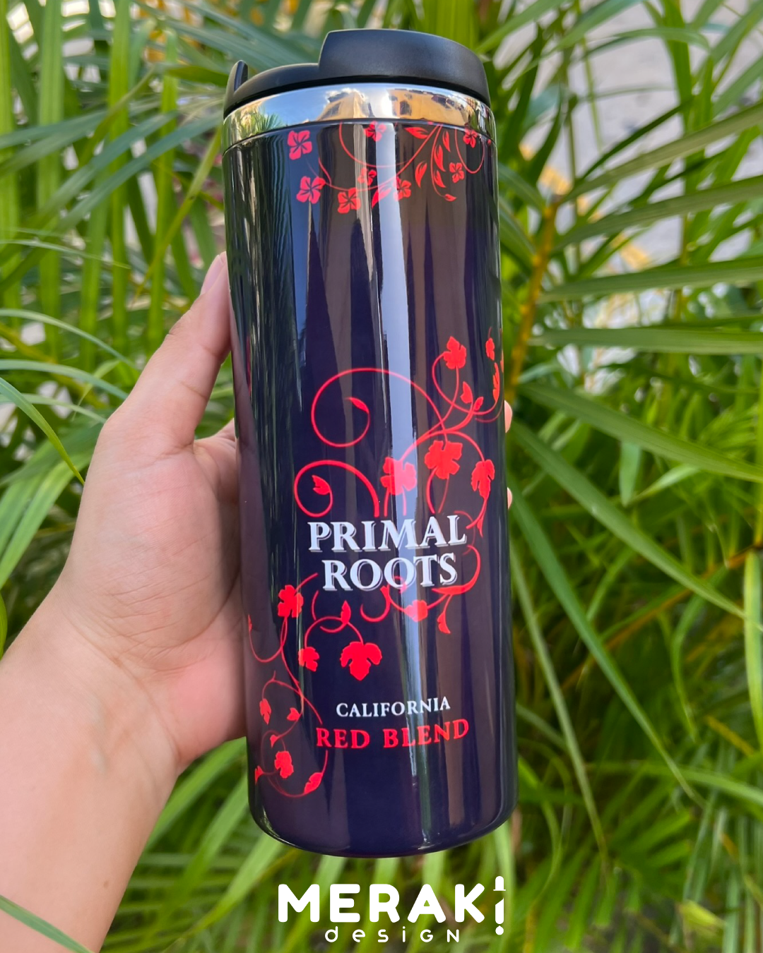 🍷 Vaso Térmico Personalizado – Primal Roots