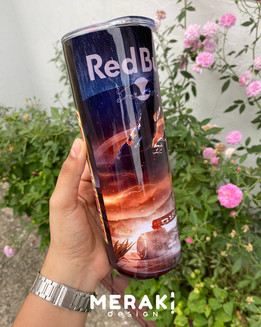🏎️🔥 Termo Tumblr 20oz - Diseño Red Bull F1 🔥🏎️