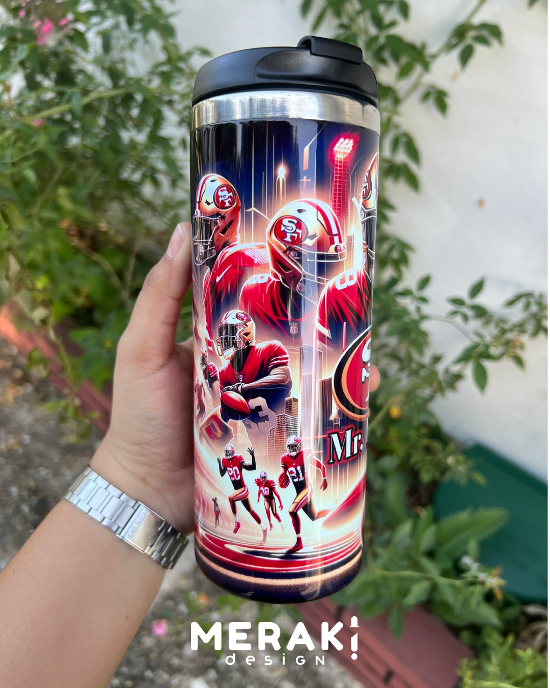 🏈 Termo Two Layer Personalizado - San Francisco 49ers 🌟