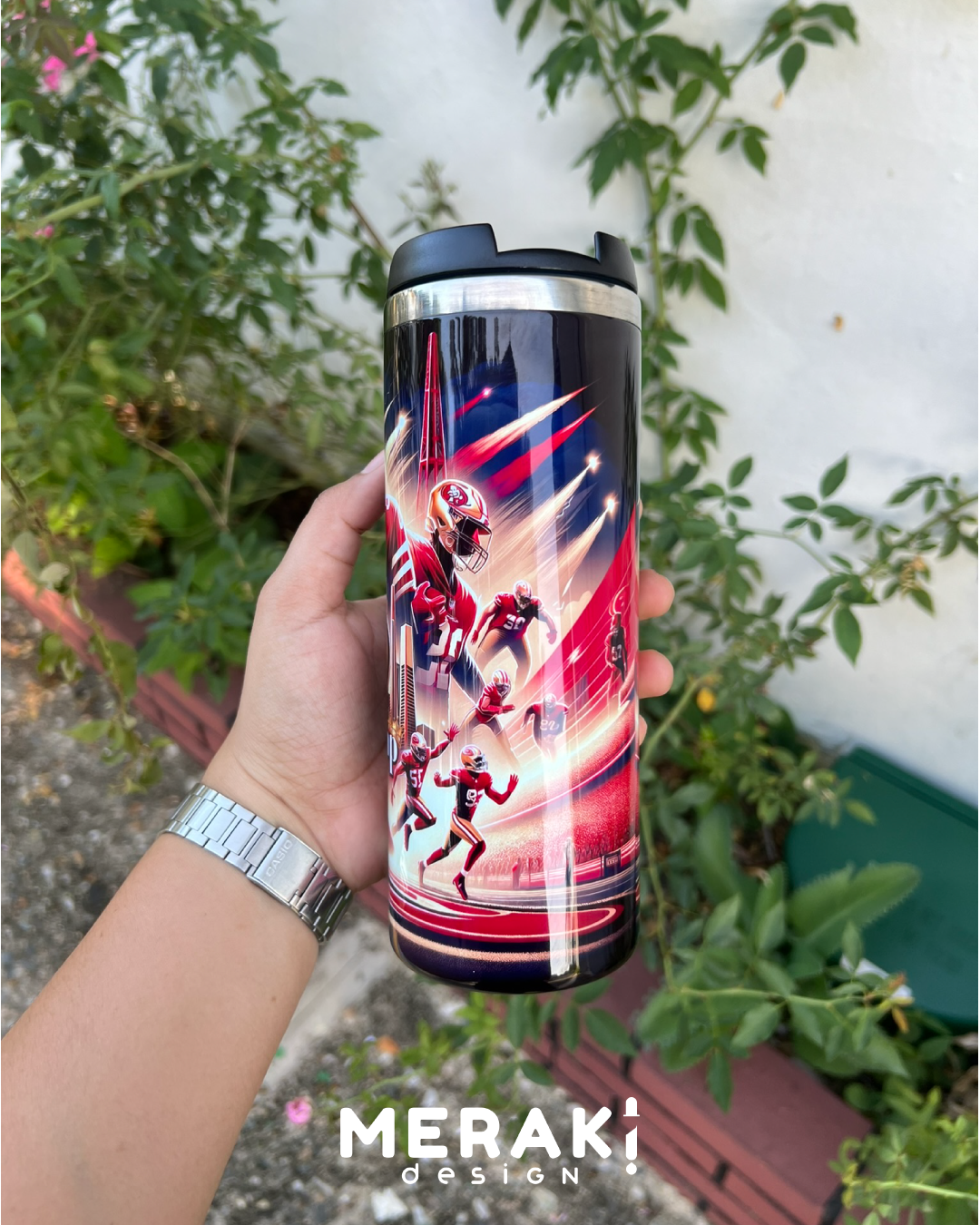 🏈 Termo Two Layer Personalizado - San Francisco 49ers 🌟