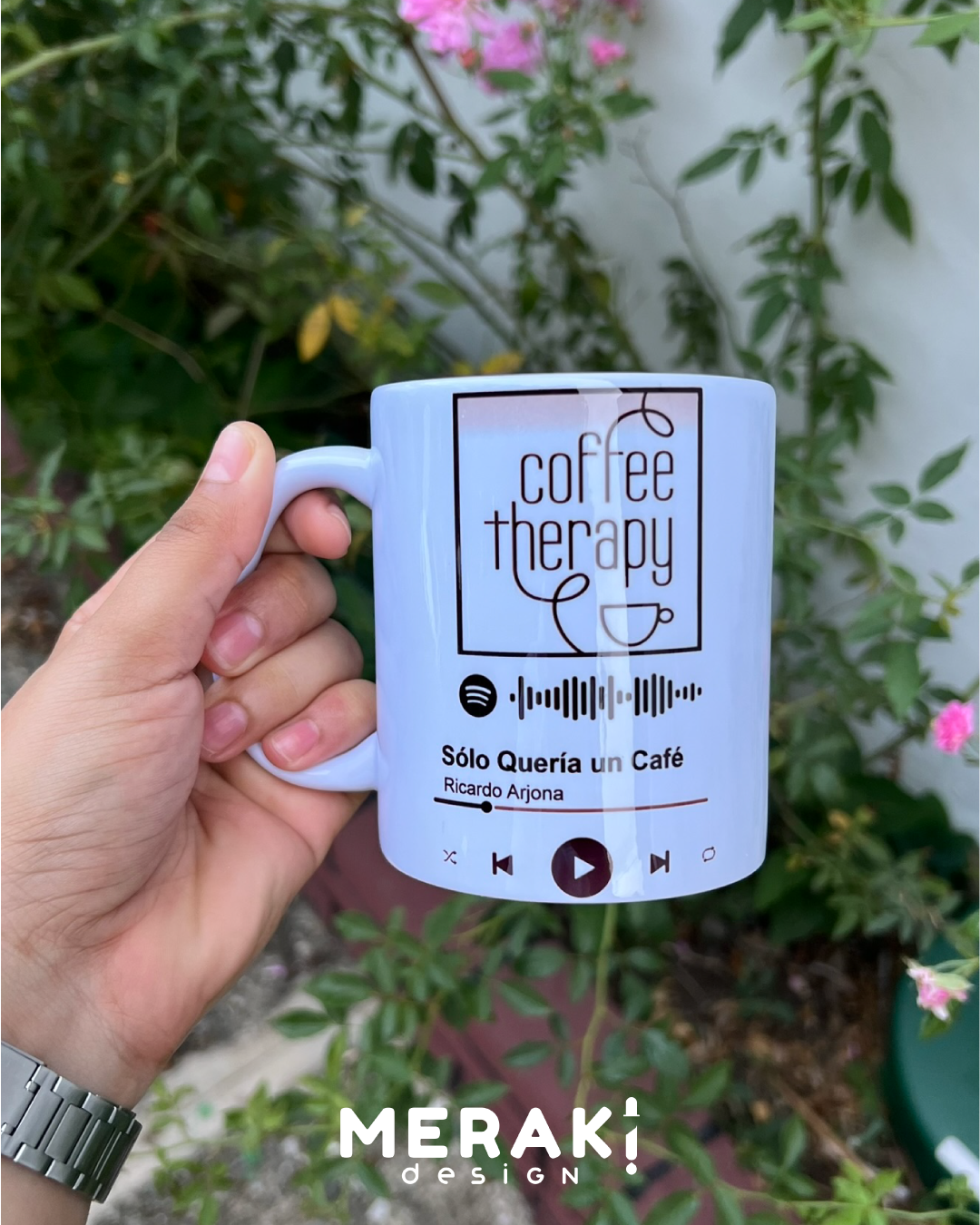 🎶 Taza Personalizada con un Hermoso Diseño para Dedicar tu Canción Favorita 💖