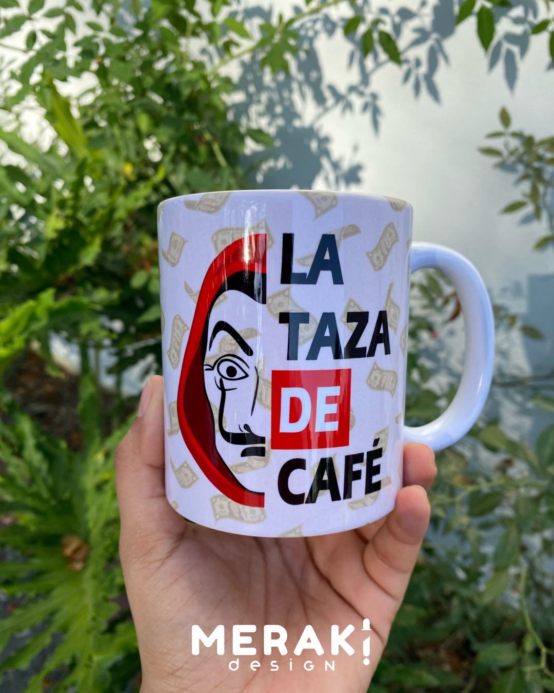💰🔥 Taza Personalizada – La Casa de Papel 🔥💰