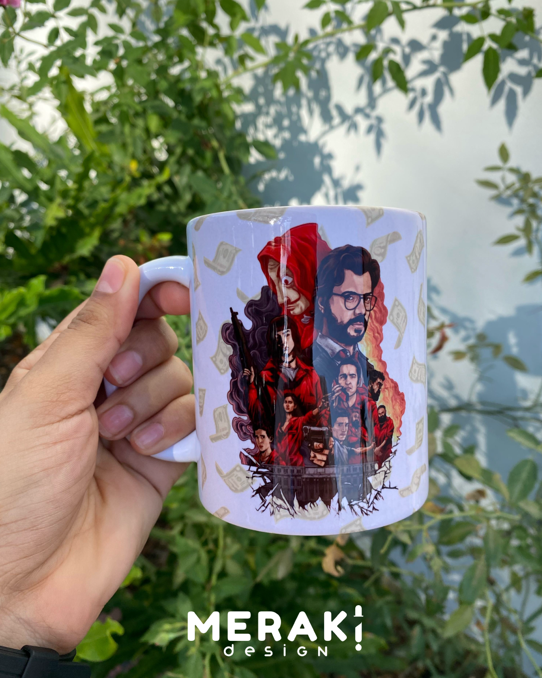 💰🔥 Taza Personalizada – La Casa de Papel 🔥💰