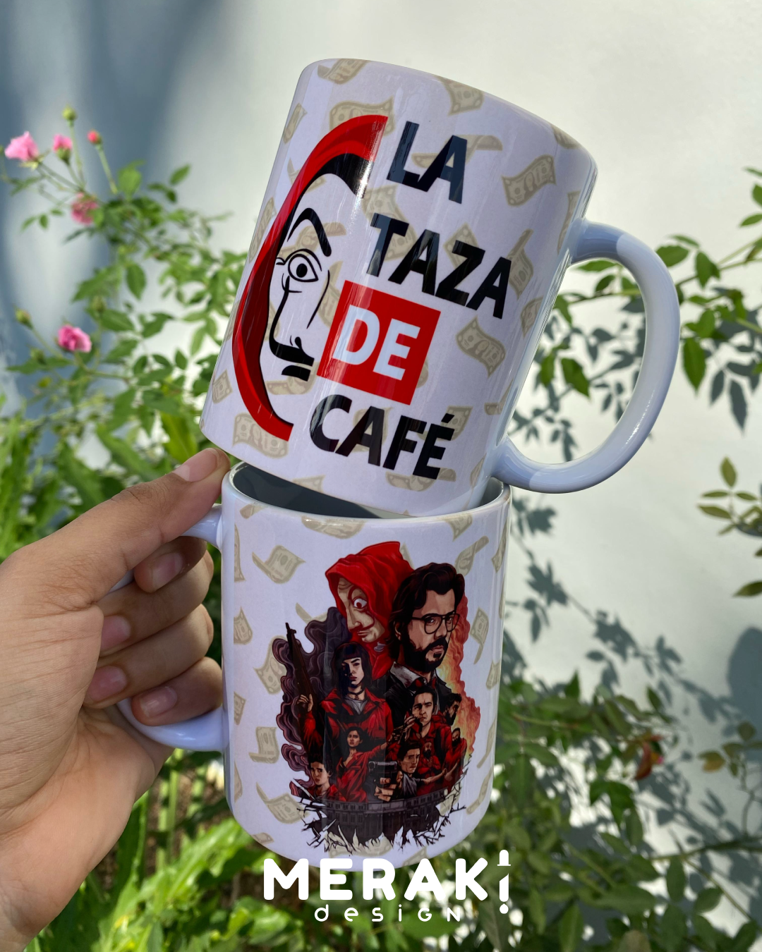 💰🔥 Taza Personalizada – La Casa de Papel 🔥💰