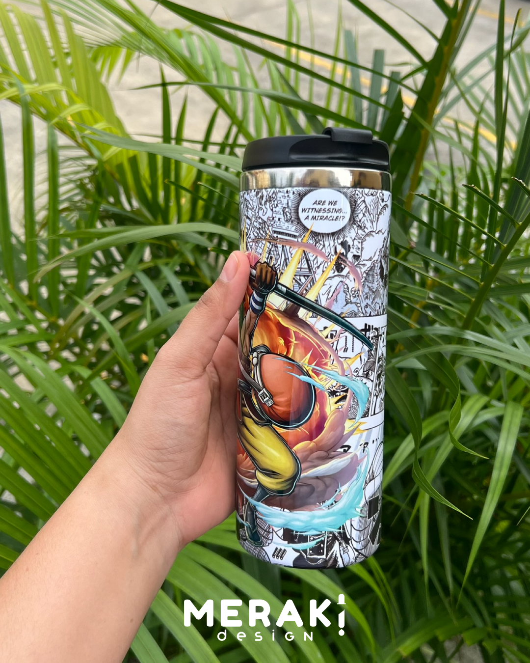 🎯 Vaso Térmico Two Layer 450ml – Diseño de Usopp 🎯