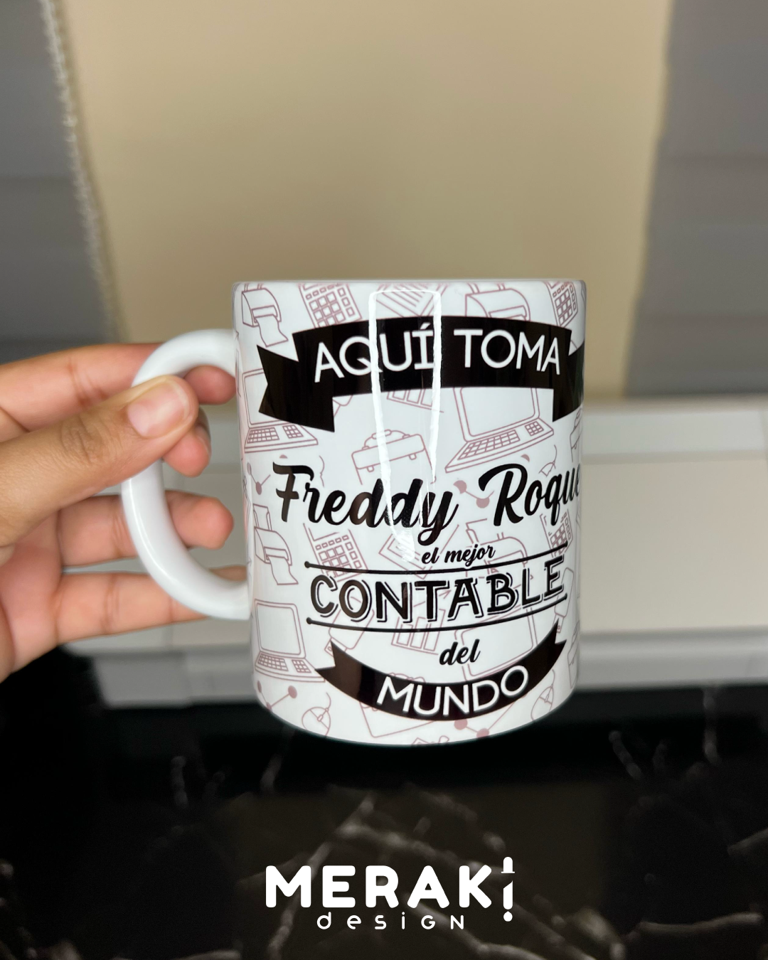 📊☕ Taza Personalizada para Contadores – ¡El café perfecto para los números perfectos!