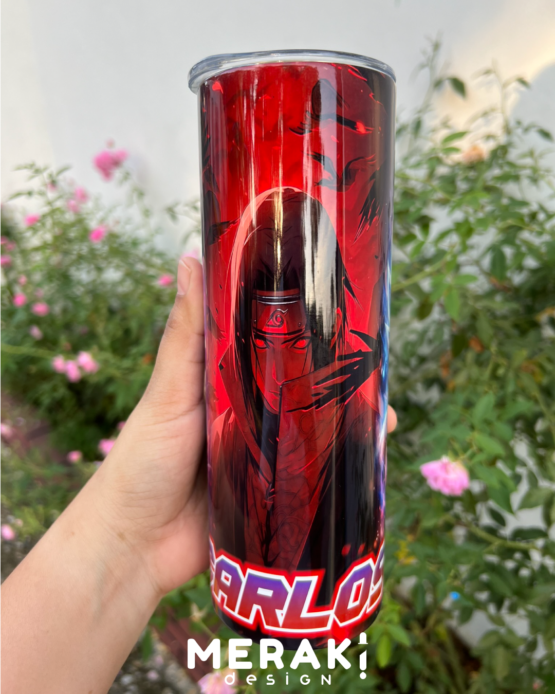 🔥⚡ ¡Poder Saiyajin y oscuridad Uchiha en un solo vaso! ⚡🔥