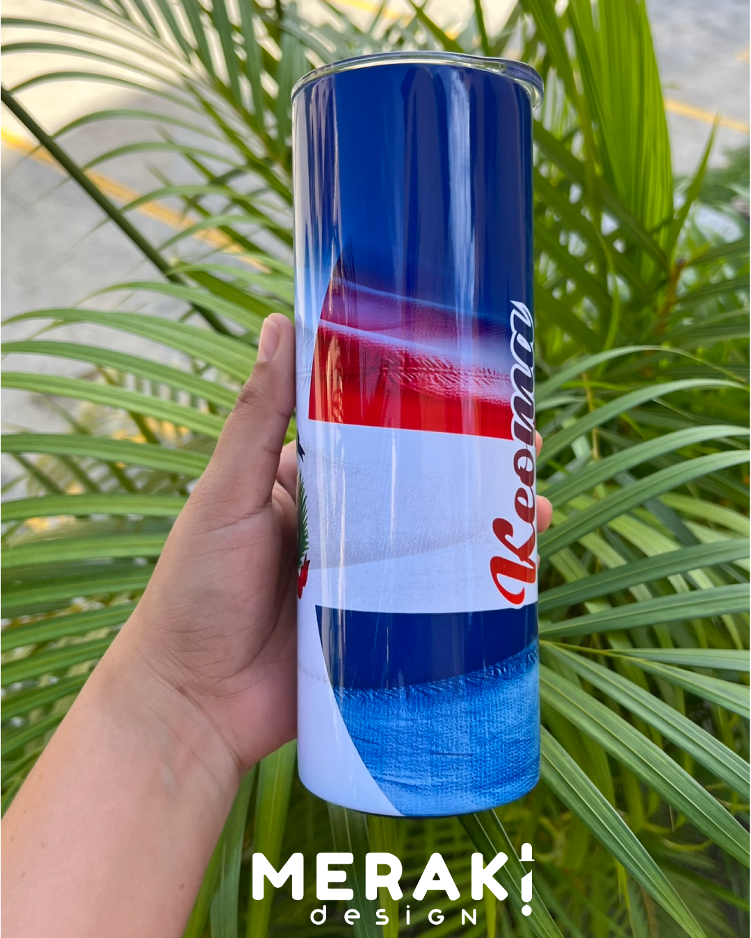 Vaso Térmico Tumblr 20oz Diseño Exclusivo de la Bandera Dominicana 🔥