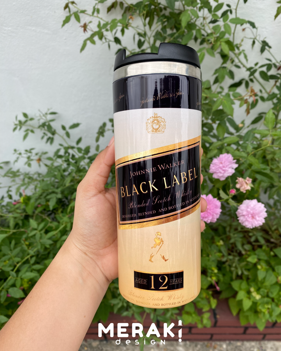 Vaso Térmico Two Layer – Diseño Black Label 🥃🔥