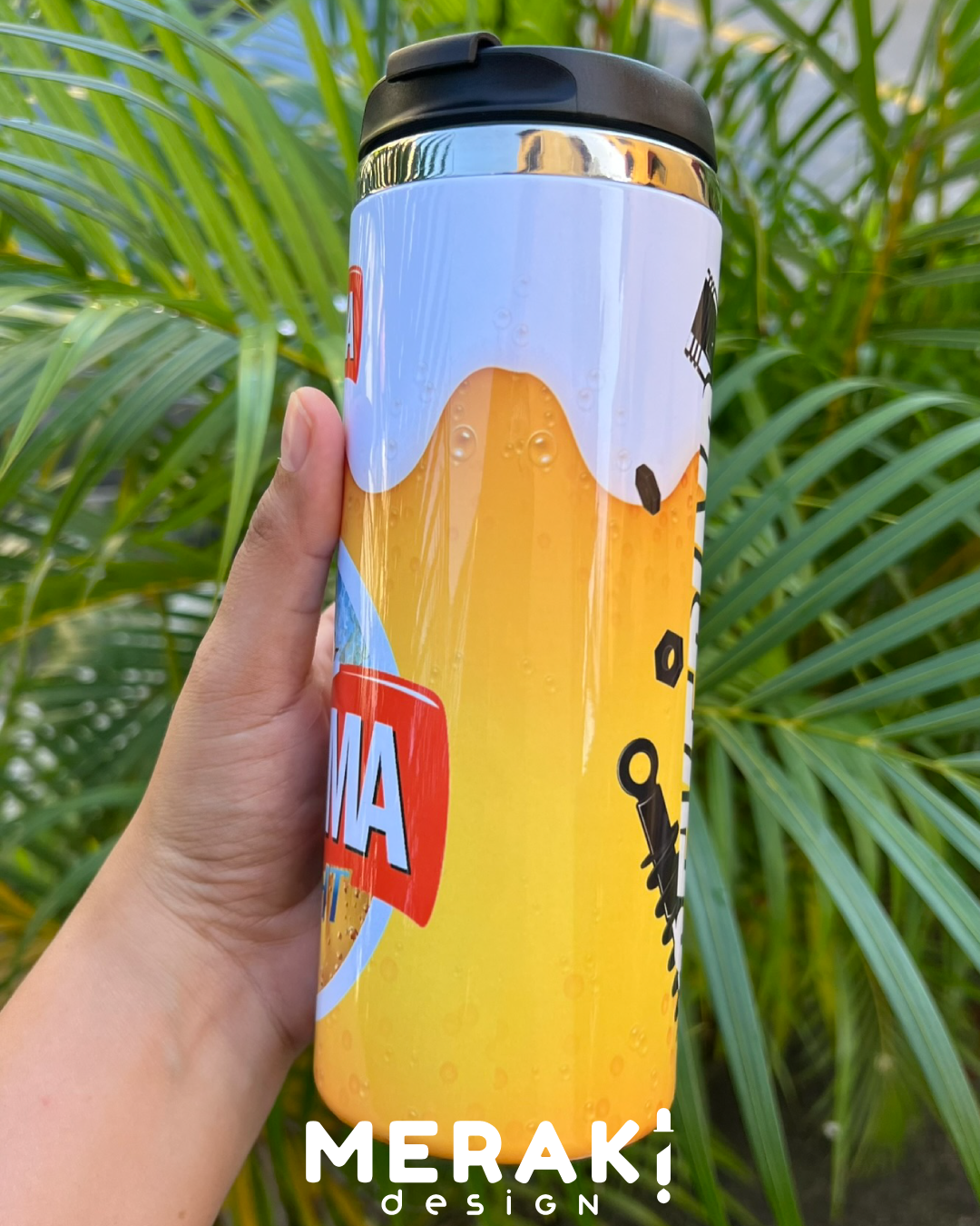 🍺 Vaso Térmico Two Layer 450ml Exclusivo Cerveza Brahma 🔥