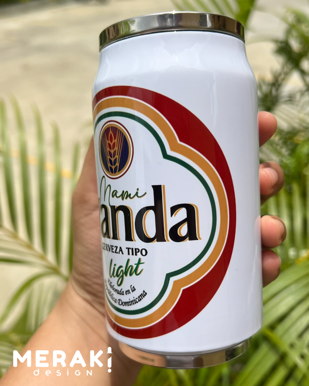 🍺 Termo Térmico Personalizado con Diseño de Cerveza – 🍻 Cola Cam 12 onz Blanco 🎁