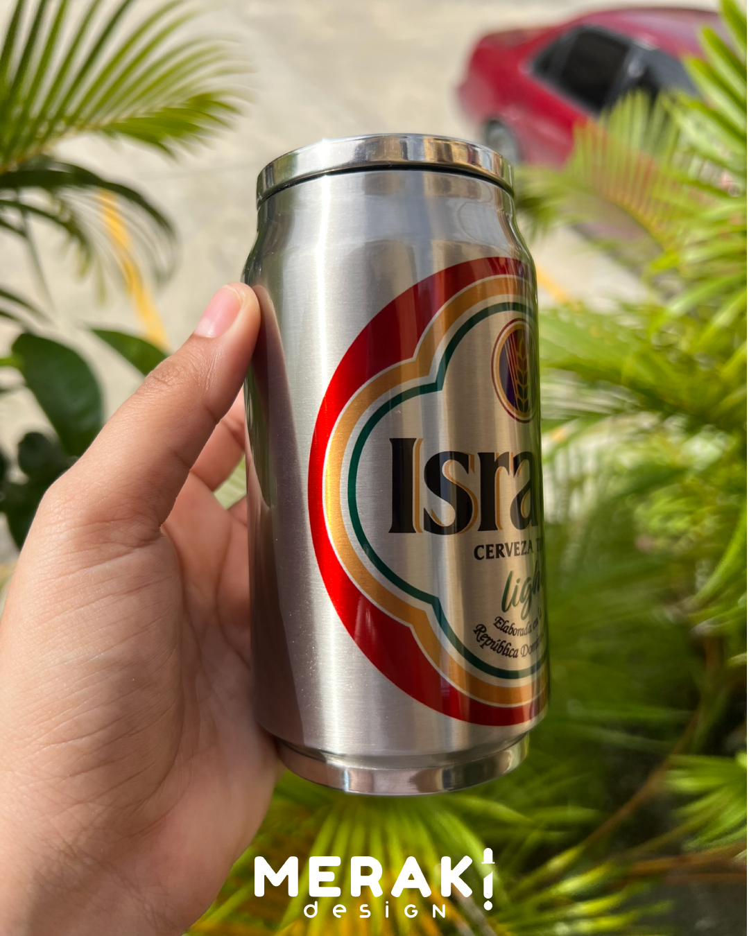 🍺 Termo Térmico Personalizado con Diseño de Cerveza Cola Cam 12 onz Silver 🎁