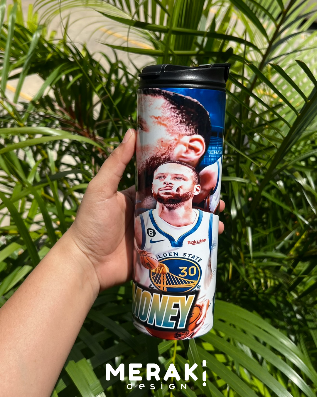 🏀🔥 Vaso Térmico Two Layer 450ml – Diseño Exclusivo de Stephen Curry 🔥🏀