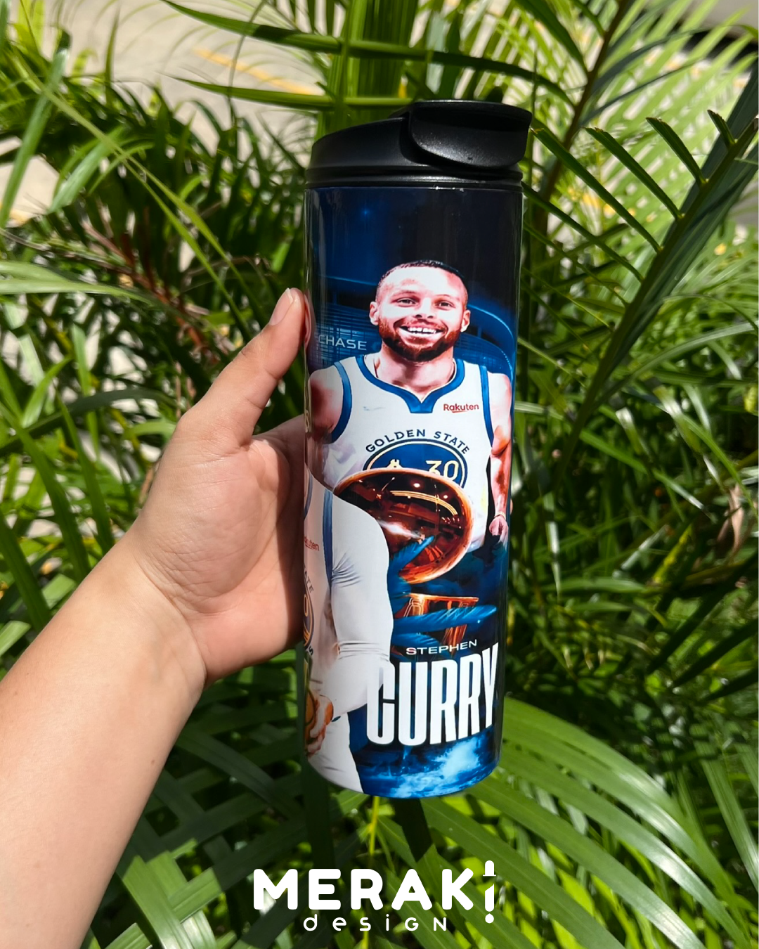 🏀🔥 Vaso Térmico Two Layer 450ml – Diseño Exclusivo de Stephen Curry 🔥🏀